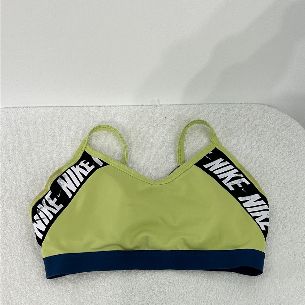 Nike Neon Sports Bra (Size Large)